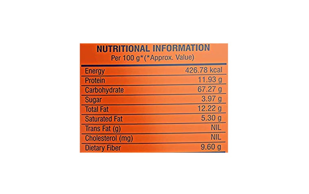Fitbhi 7 Grain Chips Chat Masala    Pack  40 grams